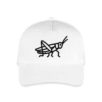 sauterelle - Casquette de baseball bio Enfant - blanc - Devant