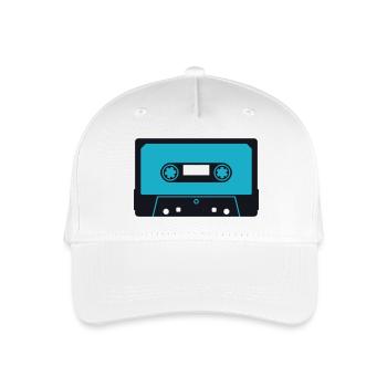 kassette02_2f - Casquette de baseball bio Enfant - blanc - Devant