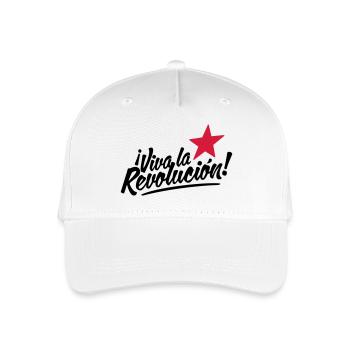 viva la revolucion - revolution! - Casquette de baseball bio Enfant - blanc - Devant