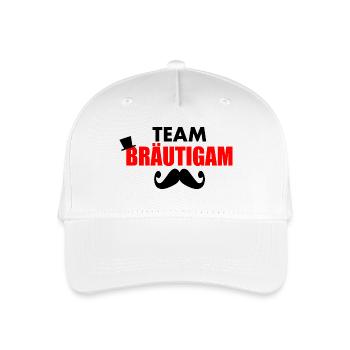 Team bräutigam - Kinder Bio Basecap - Weiß - Vorne