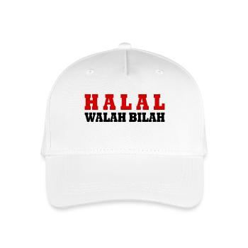 Halal - Kinder Bio Basecap - Weiß - Vorne