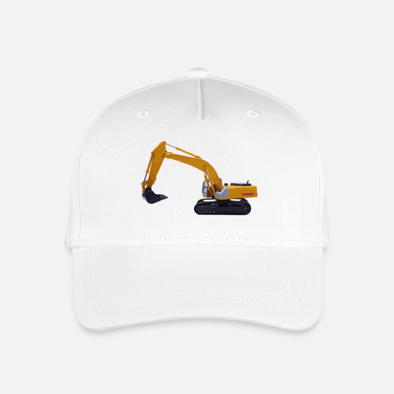 pelleteuse - Casquette de baseball bio Enfant - blanc