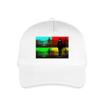 beach pop art - Organic Kids’ Baseball Cap - white - Front