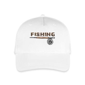 Fishing - Casquette de baseball bio Enfant - blanc - Devant