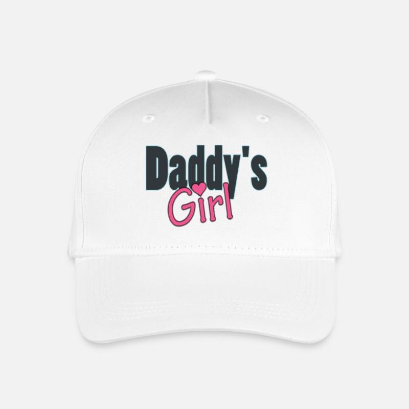 daddy's girl - Organic Kids’ Baseball Cap - white