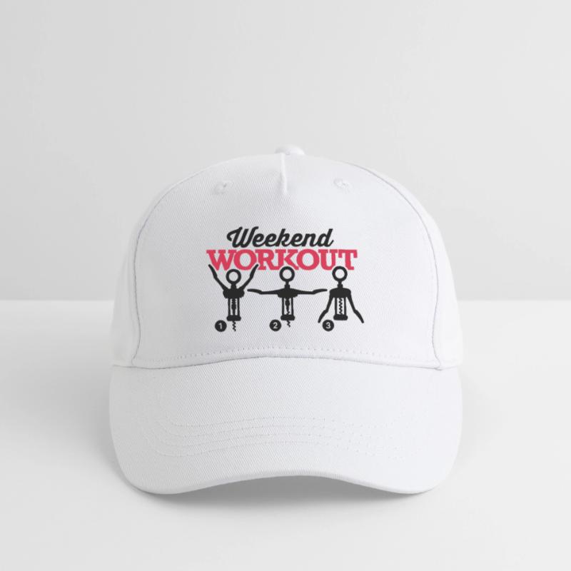 Weekend workout corkscrew Casquette de baseball bio Enfant
