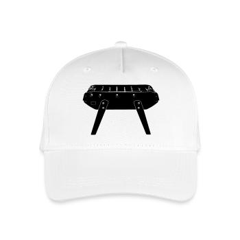 Tisch für Tischfußball - Kinder Bio Basecap - Weiß - Vorne