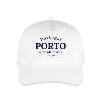Porto a Cidade Invicta Est 1123 - Casquette de baseball bio Enfant - blanc - Devant