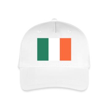 Zeigen Sie Farbe – Irland - Kinder Bio Basecap - Weiß - Vorne