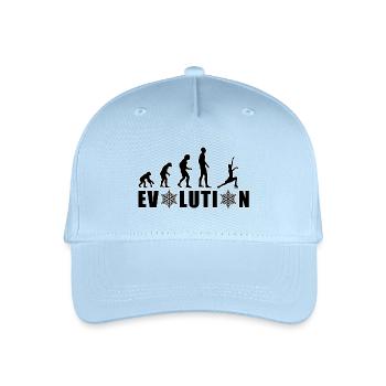 EVOLUTION EISKUNSTLAUF WINTER SCHNEE - Kinder Bio Basecap - Hellblau - Vorne