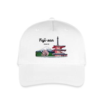 Mount Fuji, Japan, Pagoda - Organic Kids’ Baseball Cap - white - Front
