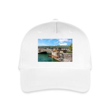 Industriedenkmal Kraftwerk Niagarafälle - Kinder Bio Basecap - Weiß - Vorne