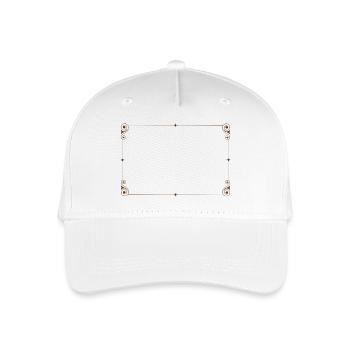 Nostalgia Frame, Square, Ornament - Organic Kids’ Baseball Cap - white - Front