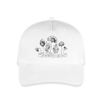 Fleur - Casquette de baseball bio Enfant - blanc - Devant
