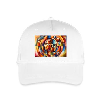 Relation abstraite - Casquette de baseball bio Enfant - blanc - Devant
