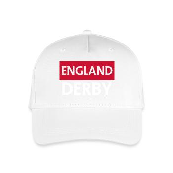 Englisches Derby Retro Design - Kinder Bio Basecap - Weiß - Vorne