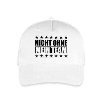 mein_team - Organic Kids’ Baseball Cap - white - Front
