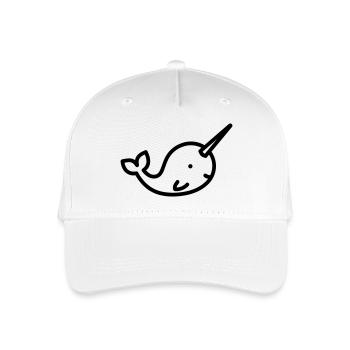 Narval - Casquette de baseball bio Enfant - blanc - Devant