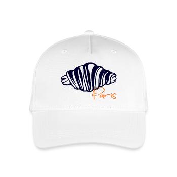 Croissants Paris - Kinder Bio Basecap - Weiß - Vorne