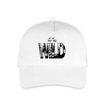 Into the Wild - Organic Kids’ Baseball Cap - white - Front