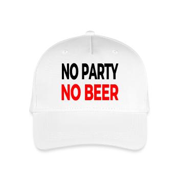 Party - Organic Kids’ Baseball Cap - white - Front