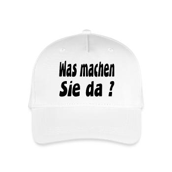 Work - Organic Kids’ Baseball Cap - white - Front