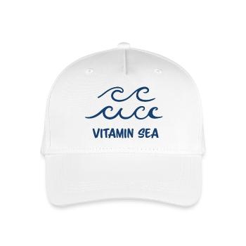 Vitamine Sea Ocean Waves Conception minimale de plage - Casquette de baseball bio Enfant - blanc - Devant