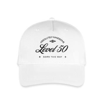 Année 1976 Niveau 50 - Casquette de baseball bio Enfant - blanc - Devant