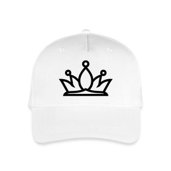 Diadem - Kinder Bio Basecap - Weiß - Vorne