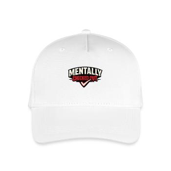 Mentally Checked Out - Organic Kids’ Baseball Cap - white - Front