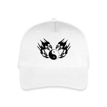 tribal_kralle - Kinder Bio Basecap - Weiß - Vorne