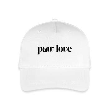 Pfoten-Liebe - Kinder Bio Basecap - Weiß - Vorne