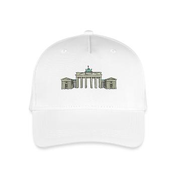 Brandenburger Tor BERLIN - Kinder Bio Basecap - Weiß - Vorne