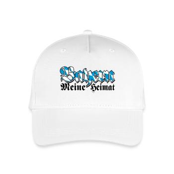 Bayern meine Heimat - Servus - Gruß aus Bayern - Kinder Bio Basecap - Weiß - Vorne