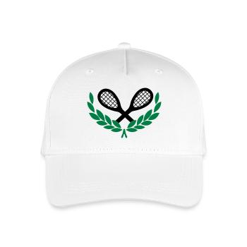 Tennis - Kinder Bio Basecap - Weiß - Vorne