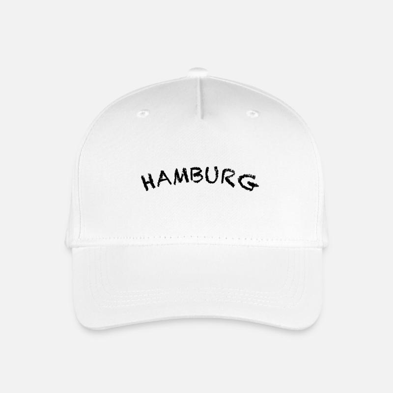 Hamburg - Kinder Bio Basecap - Weiß
