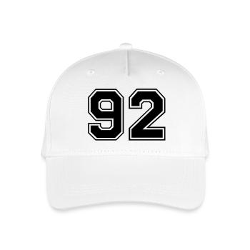 92 - Organic Kids’ Baseball Cap - white - Front