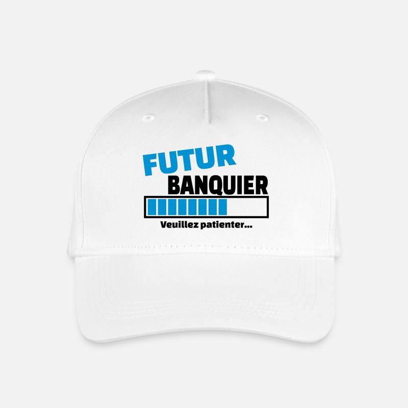 futur banquier - Casquette de baseball bio Enfant - blanc