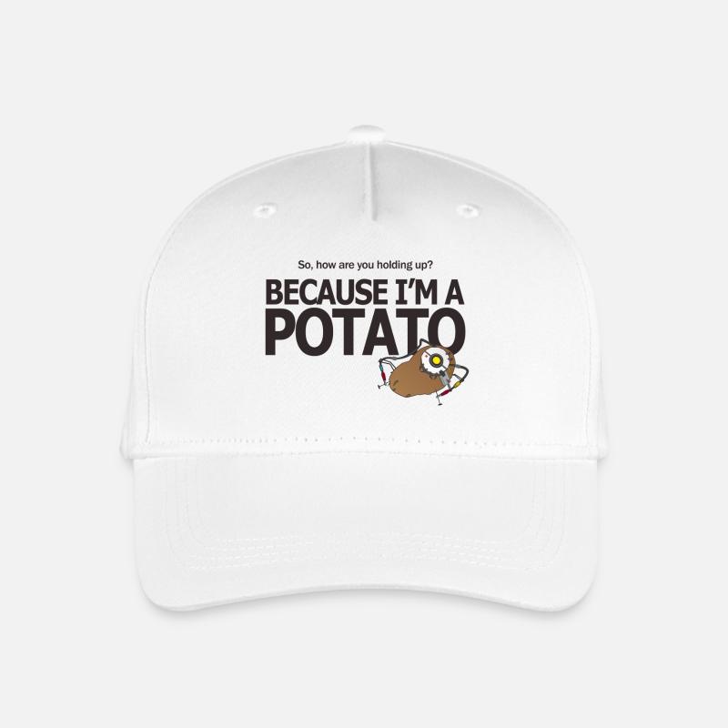 Hello Potato - Kinder Bio Basecap - Weiß