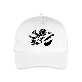 Vegetables - Organic Kids’ Baseball Cap - white - Front