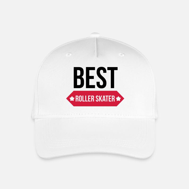 Inlineskaten / Rollschuhlaufen / Roller Skating - Kinder Bio Basecap - Weiß