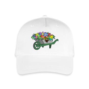 Fleurs Printemps - Casquette de baseball bio Enfant - blanc - Devant