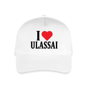 T-shirt I love Ulassai t-shirt Sardinia - Organic Kids’ Baseball Cap - white - Front