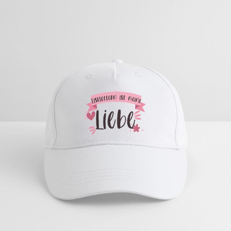 Eisklettern Klettern Eispickel Winter Eis Geschenk Kinder Bio Basecap