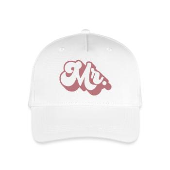 Mr. Matching Paar Verlobung Hochzeit Flitterwochen - Kinder Bio Basecap - Weiß - Vorne