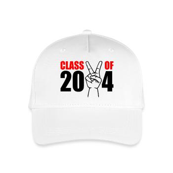 Class of 2024 - Kinder Bio Basecap - Weiß - Vorne