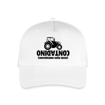 fermier, Italie, agriculteur - Casquette de baseball bio Enfant - blanc - Devant
