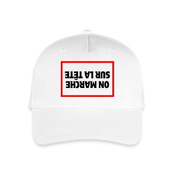 agriculteur, agriculture, fermier, paysan - Casquette de baseball bio Enfant - blanc - Devant