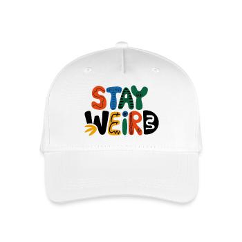 Stay Weird Design ludique - Casquette de baseball bio Enfant - blanc - Devant