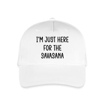 Yoga Meditation Spa Savasana - Organic Kids’ Baseball Cap - white - Front